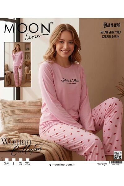 Marka Cherry Combination Pajama Set – Soft Fabric