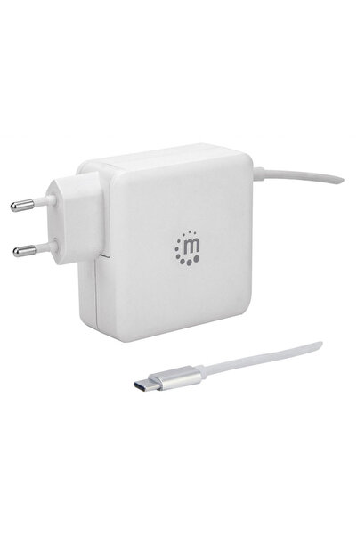 Heller Adaptor Manhattan Power Delivery 230V USB-C, 60W USB-A 5V, alb