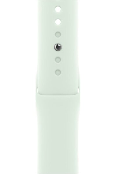 Apple Brățară inteligentă de 41mm, curea sport verde mentă moale - M/L