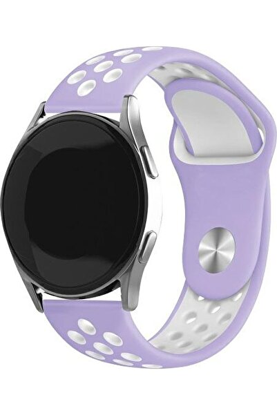 Beline Curea de ceas 20mm Sport din silicon violet/alb, cutie violet/albă