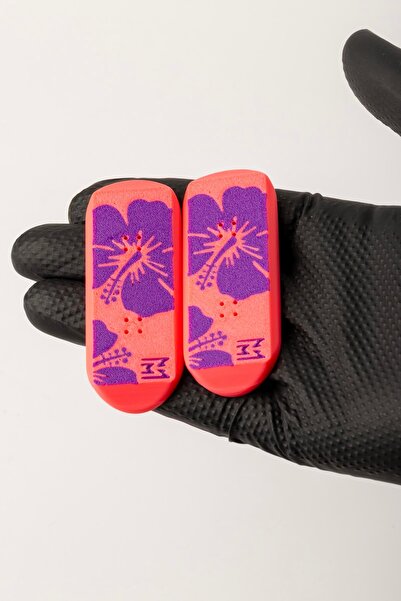 Enzo 3D Studio Kickflip Mıknatıslı Kaykay Stres Oyuncağı Fidget - Hibiscus (K...