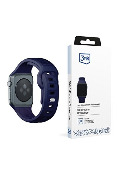 3MK Curea de ceas din silicon pentru Apple Watch 4/5/6/7/SE/8/9 40/41mm albas...