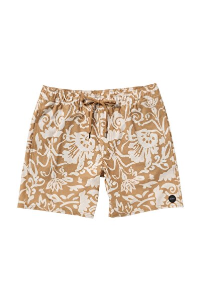 RVCA ΑΤΛΑΣ ΕΛΑΣΤΙΚΟ ΜΠΟΡΝΤΣΟΡΤΣ 17 " ΚΑΜΕΛ Λ