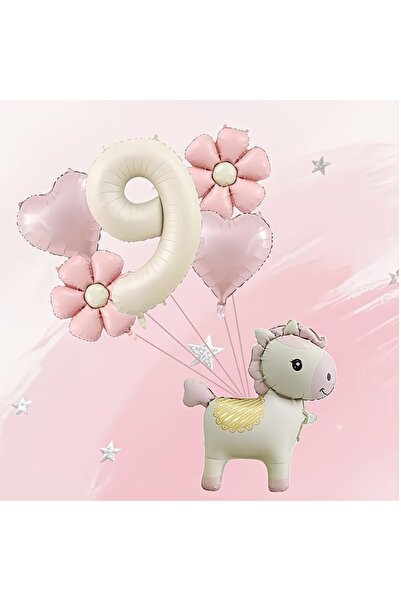 ÇITIPITISTORE Σετ γιορτής γενεθλίων με μπαλόνια από αλουμινόχαρτο με θέμα το ...