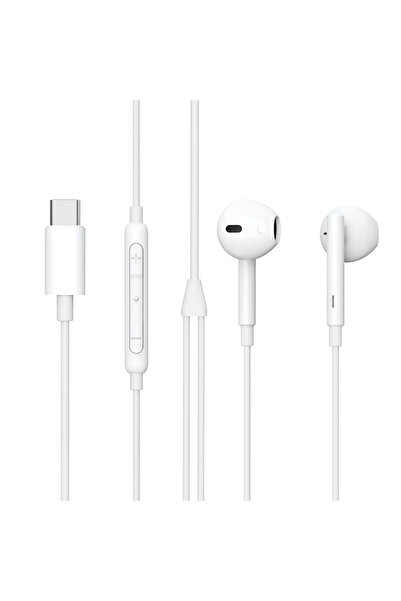eSTUFF In-ear Headphone Earpod with USB-C plug for USB-C devices. Cable lengt...