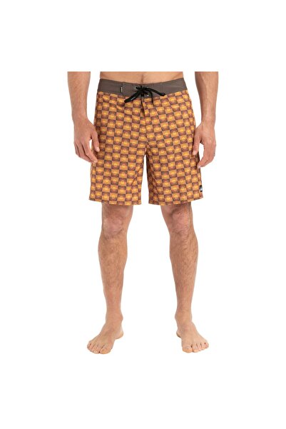 Quiksilver ΣΟΥΡΣΙΛΚ ΣΟΡΤΣ ΠΑΡΑΛΙΑΣ ΜΕ ΊΣΙΑ ΓΡΑΜΜΗ 18 " ΜΠΡΑΝ ΦΛΟΡΕΒΕΡ 33