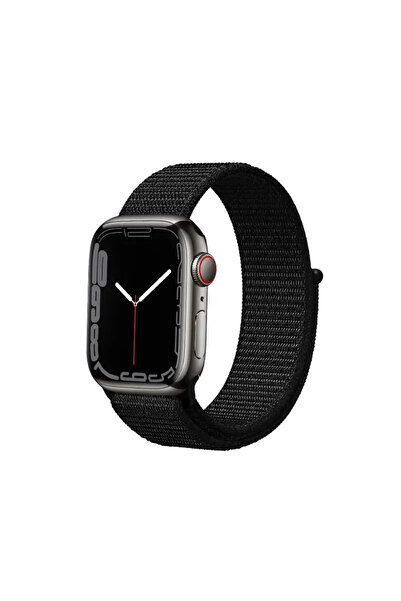 Crong Reflex Band - Curea sport pentru Apple Watch 42/44 mm (Negru)