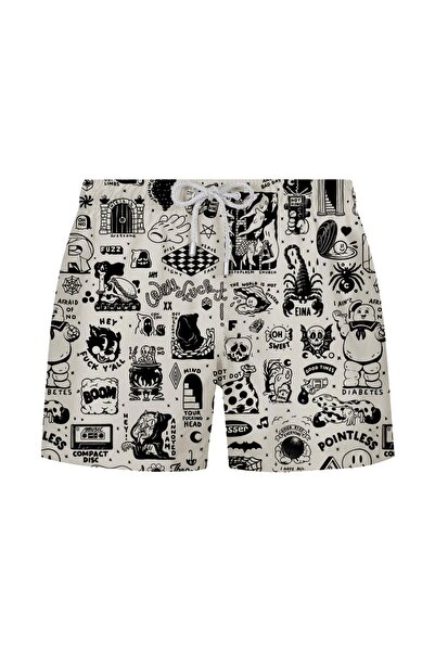 The Dudes Λαμπερό πολύχρωμο μαγιό σορτς XL