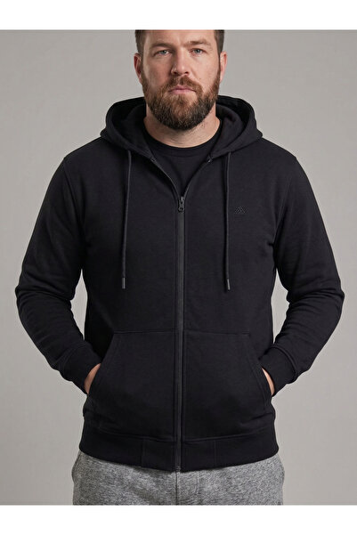 just wear zt Zippered Hooded Jacket, 2 Thread Cotton Blend, Comfortable Fit w...