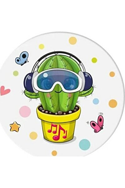 Popsockets Suport pasiv Cool Cactus pentru telefon mobil/smartphone, Negru, V...