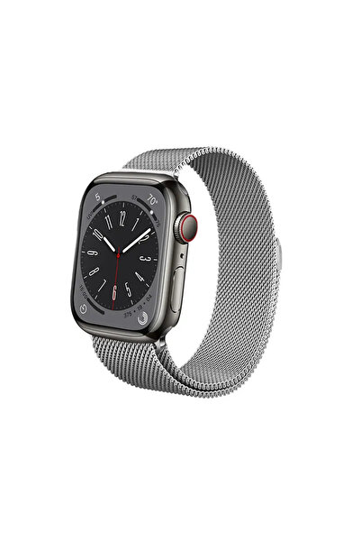 Crong Milano Steel - Curea din oțel inoxidabil pentru Apple Watch 42/44mm (ar...