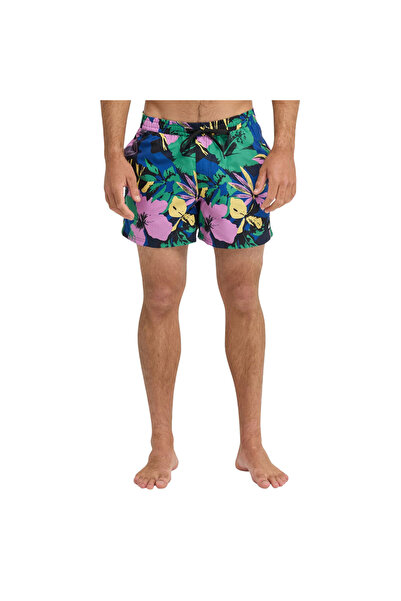 Quiksilver ΚΑΘΗΜΕΡΙΝΟ ΣΟΡΤΣ ΚΟΛΥΜΒΗΣΗΣ ΜΕ ΣΤΑΜΠΑ 15 ΣΚΟΥΡΟ ΝΑΥΤΙΚΟ ΜΠΛΕ NG L