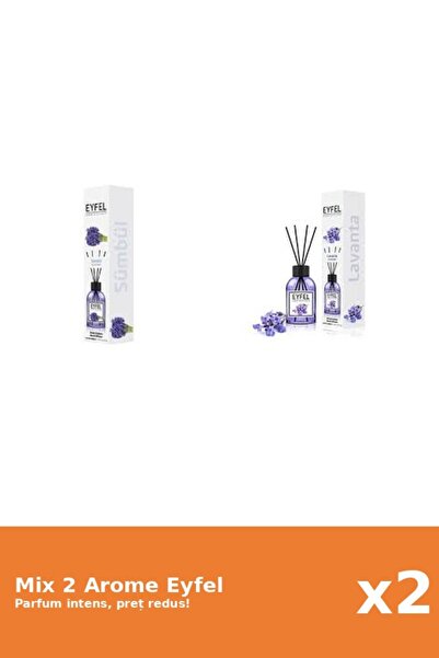 Eyfel Set 2 Mix Eyfel: 1x Lavanda, 1x Zambile