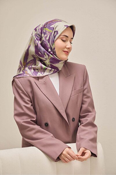Silk Home وشاح تويل حرير 11513-15
