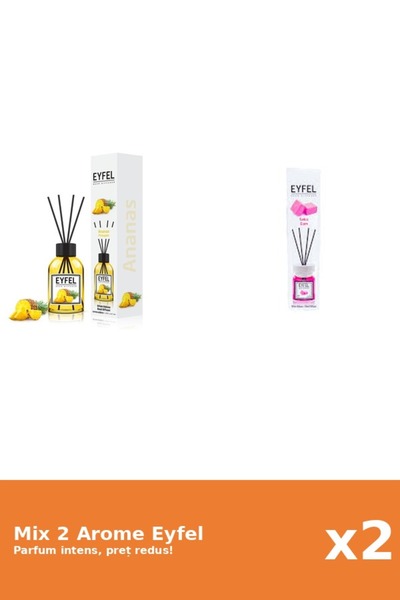 Eyfel Set 2 Mix Eyfel: 1x Ananas, 1x Bubble Gum