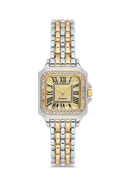 Ticarto Women's Square Stone Minimal Wristwatch Tctsr008110S0532