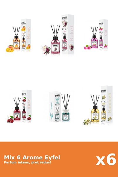 Eyfel Set 6 Mix Eyfel: 1x Angel, 1x Bouquet, 1x Cirese, 1x Mana Maicii Domnul...