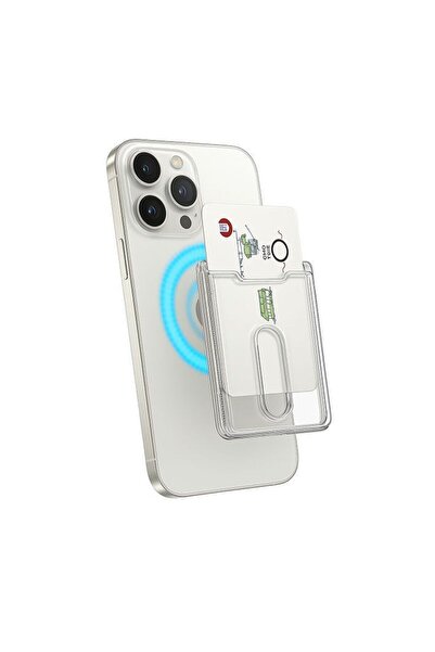 SiPro Siipro MagSafe Magnetic Slim Wallet Clear