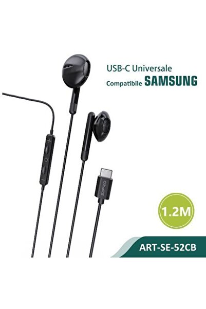 SiPro Siipro Earphone USB-C with Microphone Black (SE-52CB)
