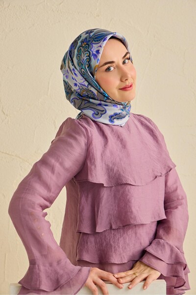 Silk Home Μεταξωτό μαντήλι τουίλ 11504-14