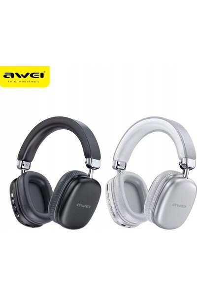 AWEI Căști wireless AT7 Bluetooth negre