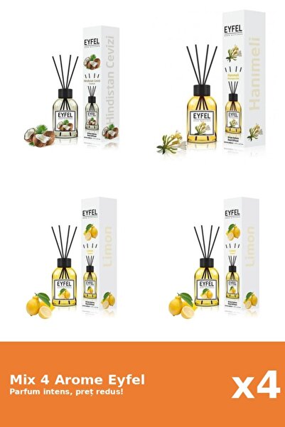 Eyfel Set 4 Mix Eyfel: 2x Lamaie, 1x Mana Maicii Domnului, 1x Nuca De Cocos