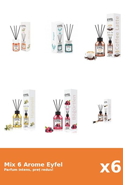 Eyfel Set 6 Mix Variat: 6 arome