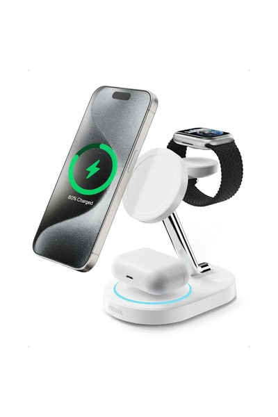 SiPro Siipro MagSafe Charging Station 3in1 White (SW-40W)