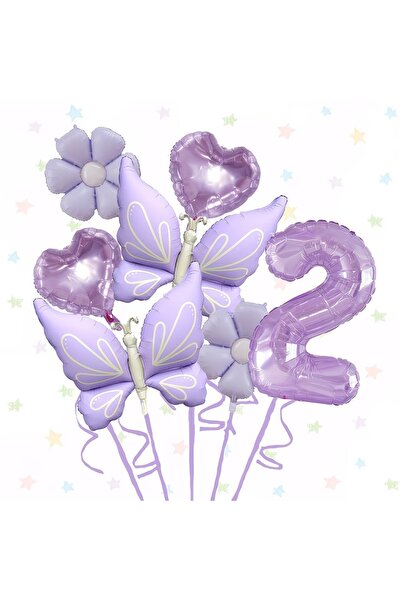 ÇITIPITISTORE Σετ γιορτής γενεθλίων με μπαλόνια από αλουμινόχαρτο σε σχήμα λι...