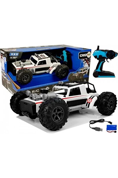 LeanToys Buggy telecomandat 1:12 2.4G Alb 20 km/h Steam