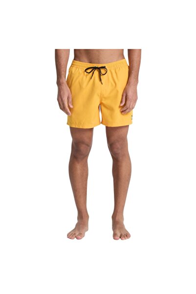 Quiksilver ΚΑΘΗΜΕΡΙΝΟ ΜΟΝΟΧΡΩΜΟ ΣΟΡΤΣ ΚΟΛΥΜΒΗΣΗΣ 15 ΦΩΤΕΙΝΟ ΚΙΤΡΙΝΟ S