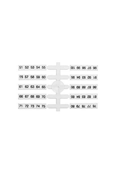 ETI Polam Flexible marker for rail connectors EO3 /51-100/ 4x50pcs 003901774