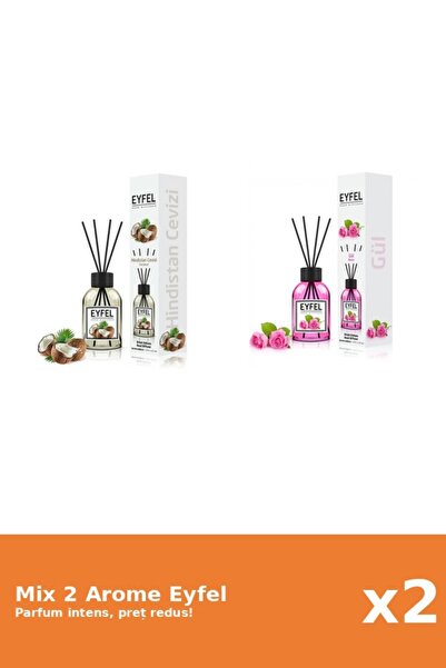 Eyfel Set 2 Mix Eyfel: 1x Nuca De Cocos, 1x Trandafir