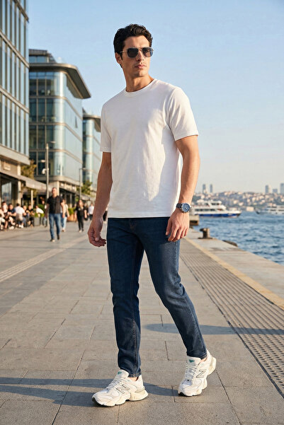 Buratti Ανδρικό τζιν παντελόνι στενής γραμμής με ψηλή μέση 3300C51TOKYO