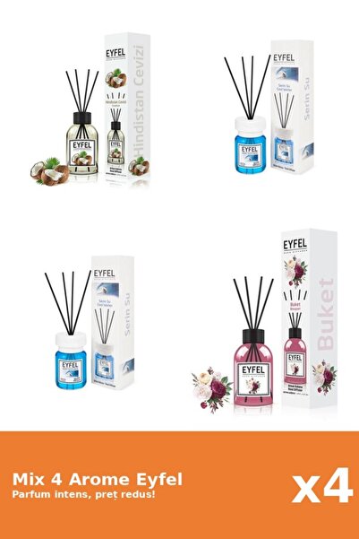Eyfel Set 4 Mix Eyfel: 1x Bouquet, 2x Cool Water, 1x Nuca De Cocos