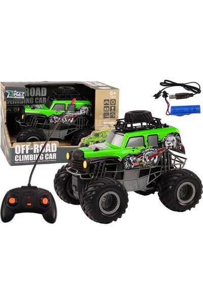 LeanToys Mașină RC telecomandată off-road 1:16 Verde