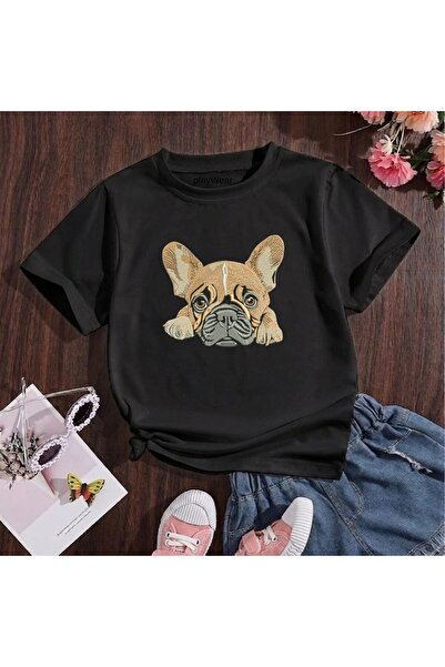 playwear Παιδικό unisex μπλουζάκι Pug Doge με στάμπα, 100% βαμβάκι, με λαιμόκ...