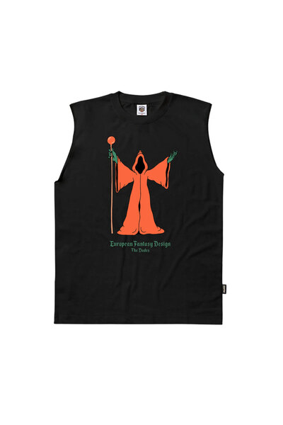 The Dudes WARLOCK ΑΜΑΝΙΚΗ ΜΠΛΟΥΖΑΚΙΑ ΜΑΥΡΗ XXXL