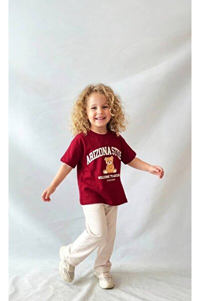 TINY BEAR Unisex Σετ μπλουζάκι και φούτερ με σχέδιο αρκουδάκι