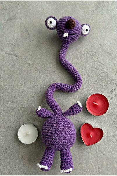 ExeCanta EXE PAZAR El Örgüsü Çanta ve Dolap Süsü SID Dekoratif Amigurumi Obje...