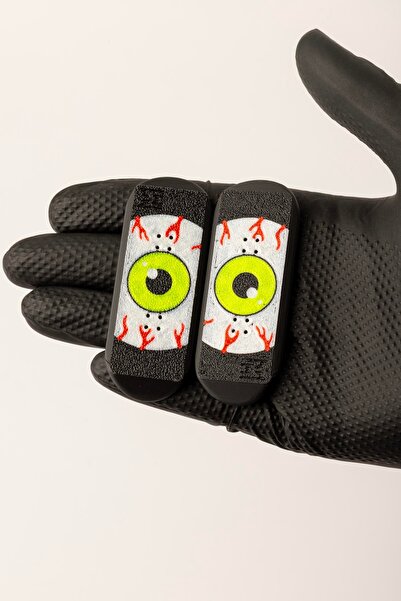 Enzo 3D Studio Kickflip Mıknatıslı Kaykay Stres Oyuncağı Yeşil Göz (Kutusuz V...