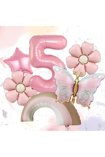 ÇITIPITISTORE Μπαλόνια για την εορτασμό των γενεθλίων με πεταλούδες, ουράνιο ...