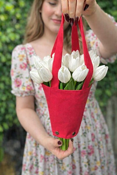 HANOVA CREATİVE Flower Bags-Flower Pack 28X28 Pink