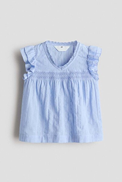 H&M Flutter-sleeved blouse