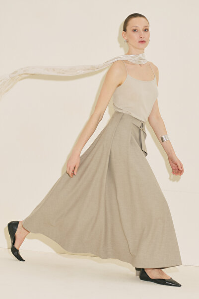 Manuka Εσάρπα - Μπεζ - Απλό