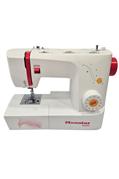 Moonstar Model Q60H Ev Tipi 32 Desenli Düz Dikiş , Zikzak Ve Piko Makinesi