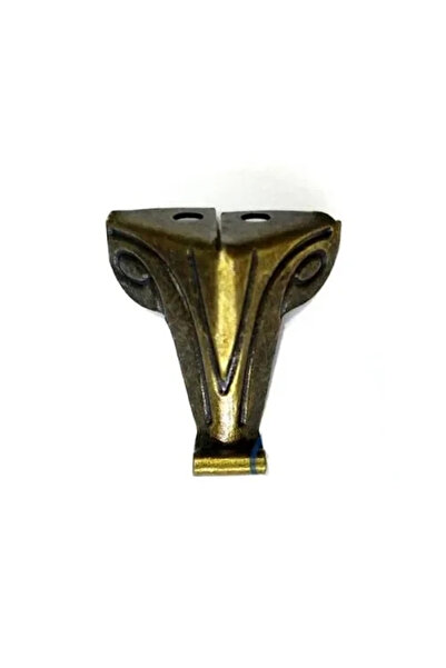 Epilons Picior pentru ladă din tablă de modă, picior cutie 2,5 cm - antic, 10...