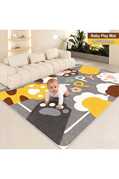 Generic 200*140CM Baby Play Mat Kids Carpet Foldable Baby Play Mat Crawling B...