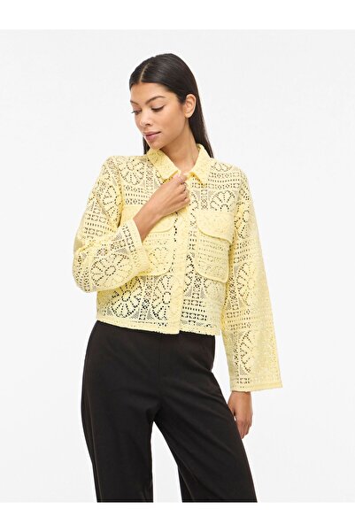 VILA Hemd VIMERINDA Gehäkeltes