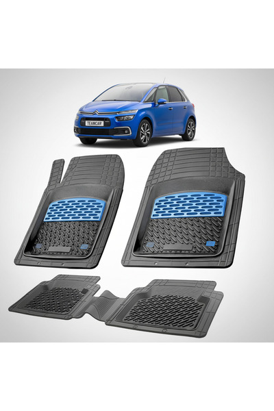 TEAMCAR Πατάκια Μοκέτας Citroen C4 Picasso MPV Συμβατά με Facelift 2013-2018 ...